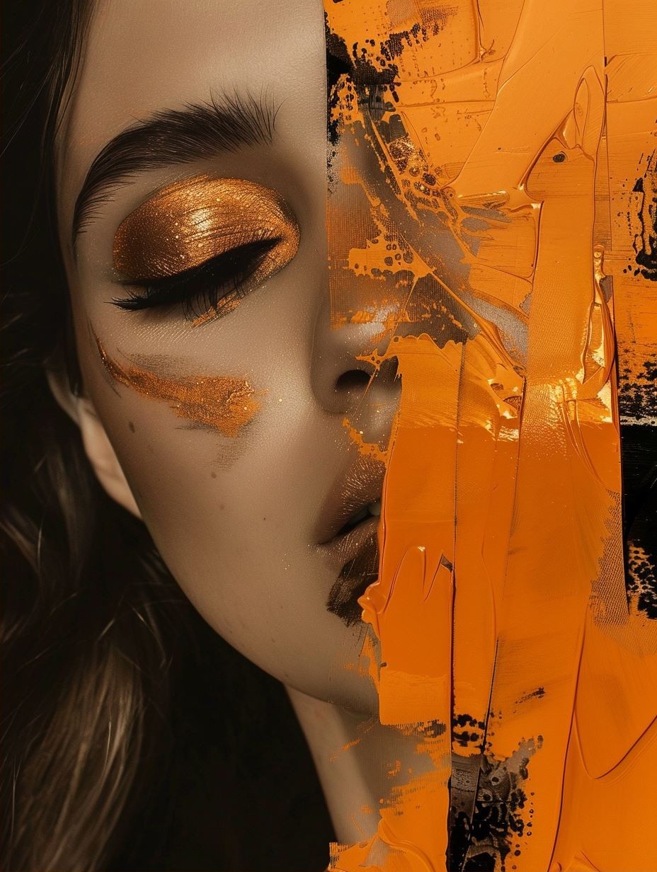 Gilded Shadows of Silent Emotion - Image 2