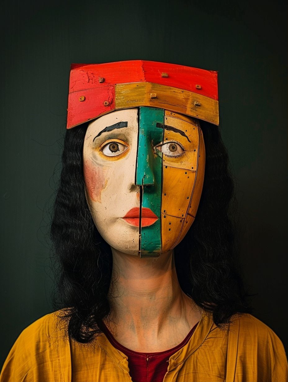 Fragmented Soul Wooden Mask