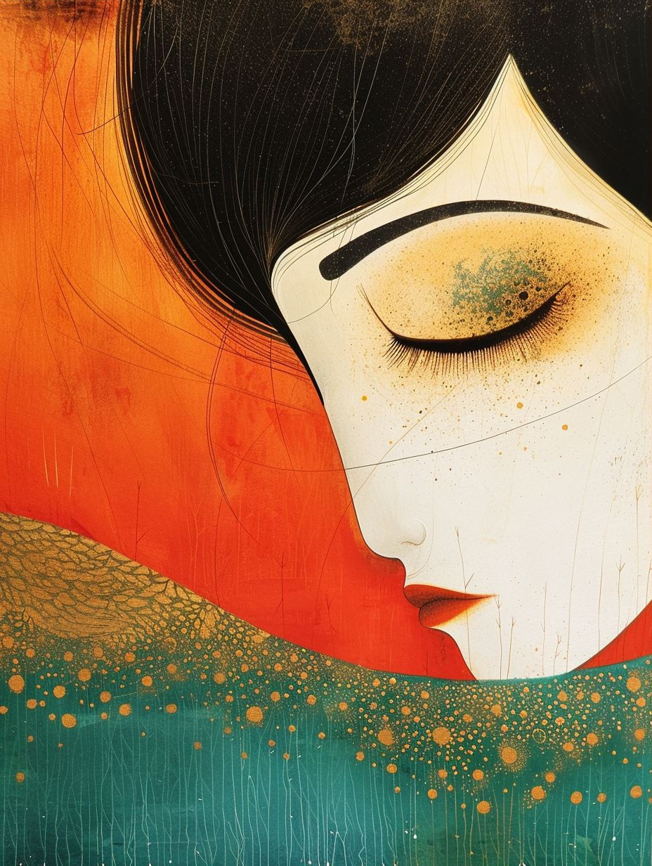 Ethereal Gazes of Silent Grace - Image 3