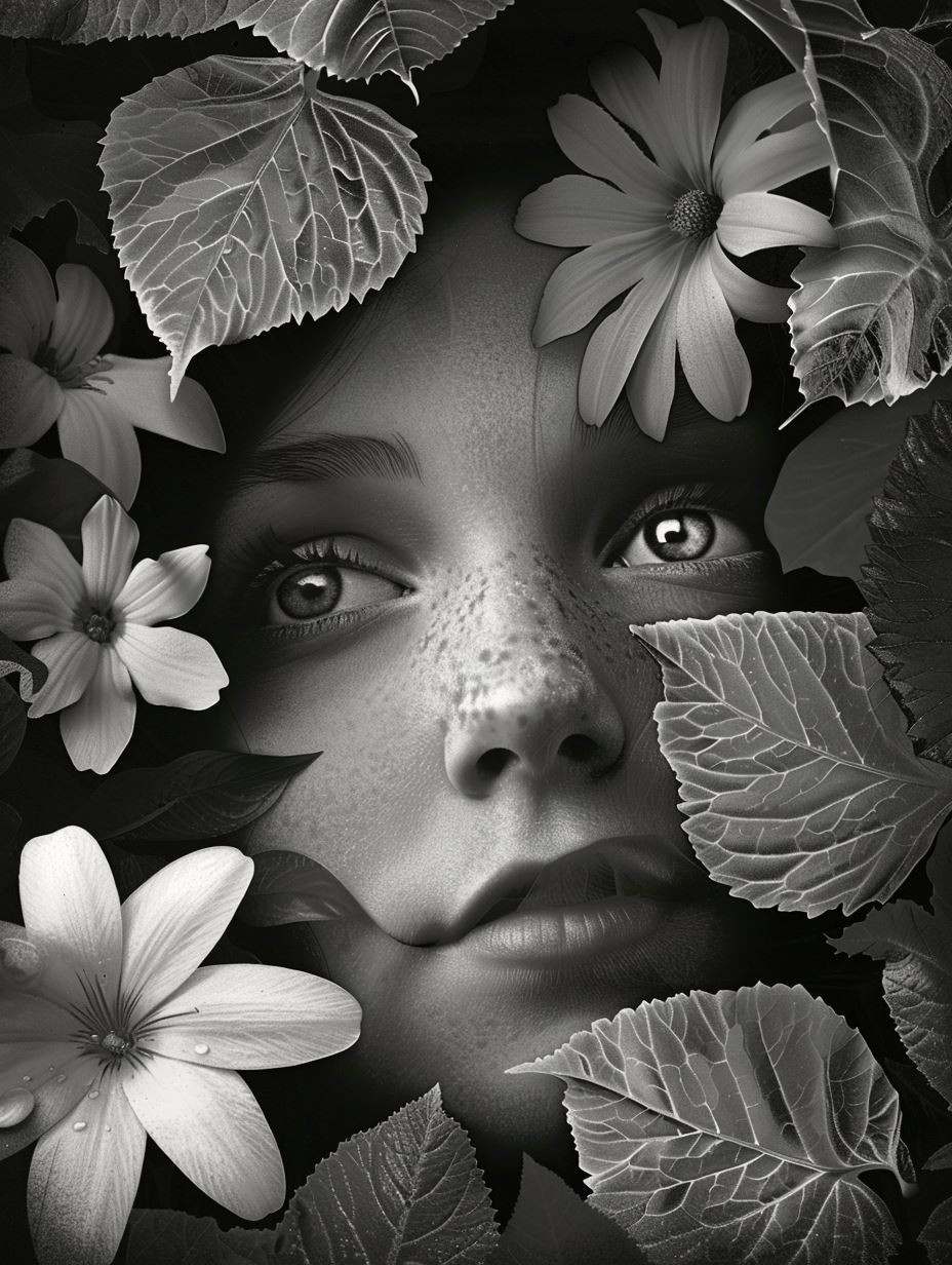 Ethereal Whispers in Monochrome - Image 4