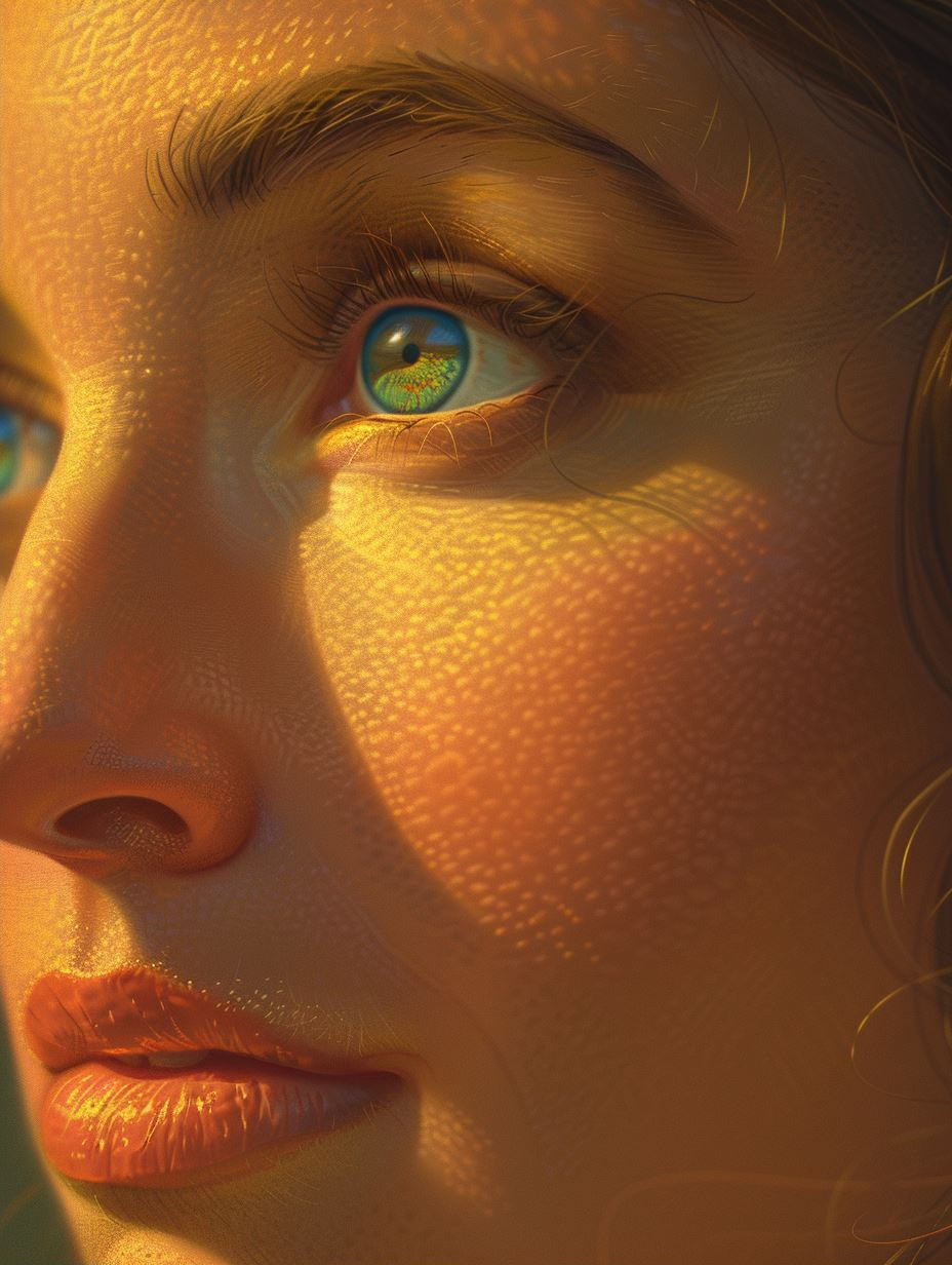Golden Hour Ethereal Gaze - Image 2