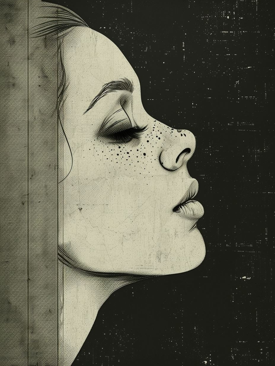 Celestial Gazes: Surreal Portrait Study - Image 3