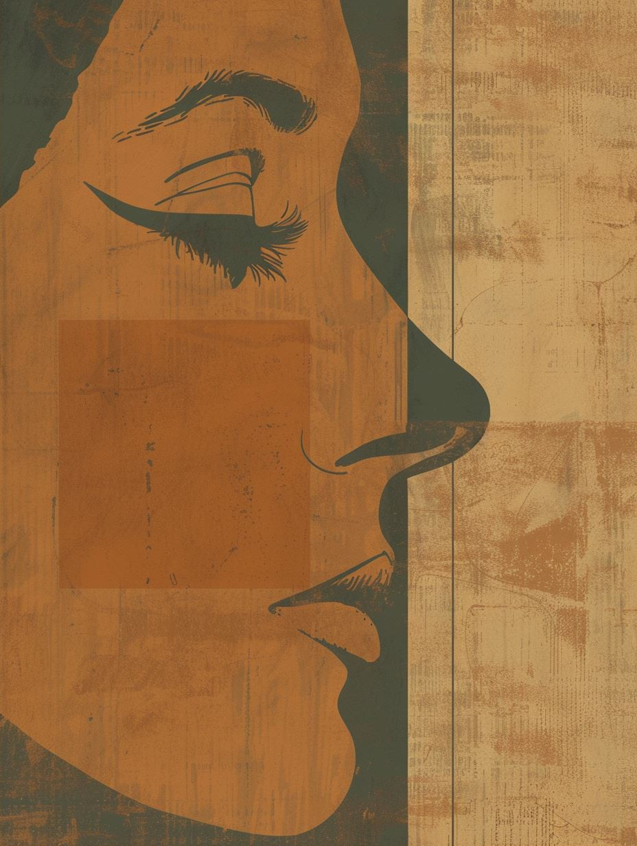 Fragmented Earth Tone Portraits - Image 2