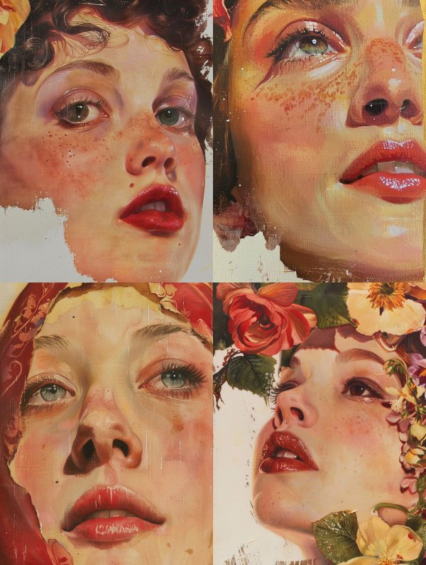 Floral Whispers in Oil
