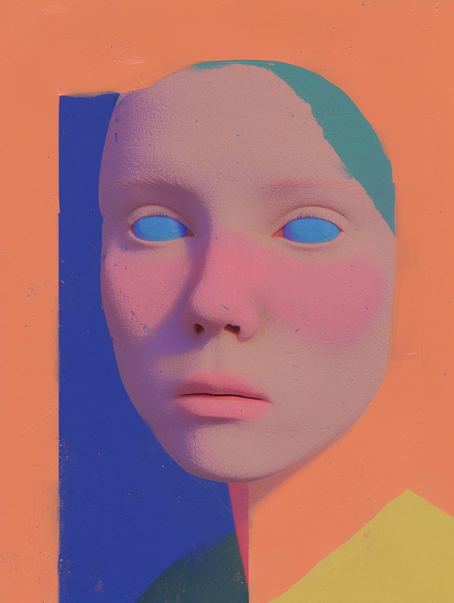 Prismatic Surrealist Portrait Studies - Image 4