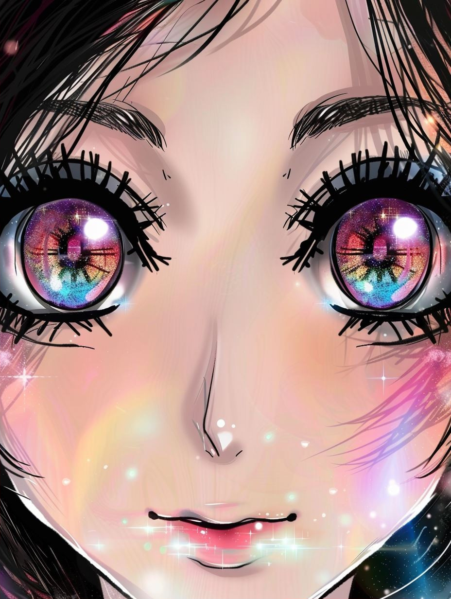 Celestial Gazes: Anime Eye Art Collection - Image 2