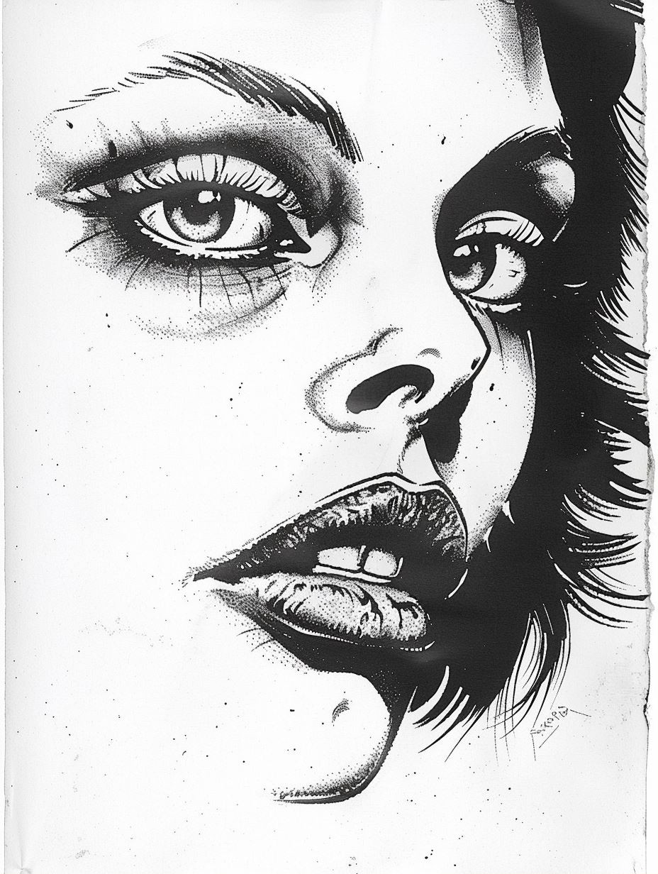 Ink Noir Glamour - Image 1