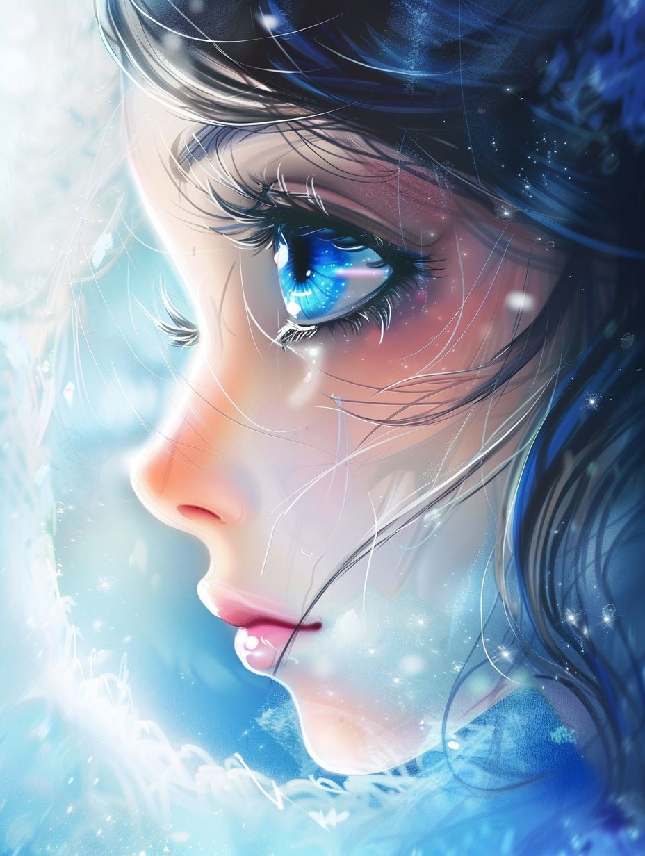 Azure Winter Gaze - Image 4