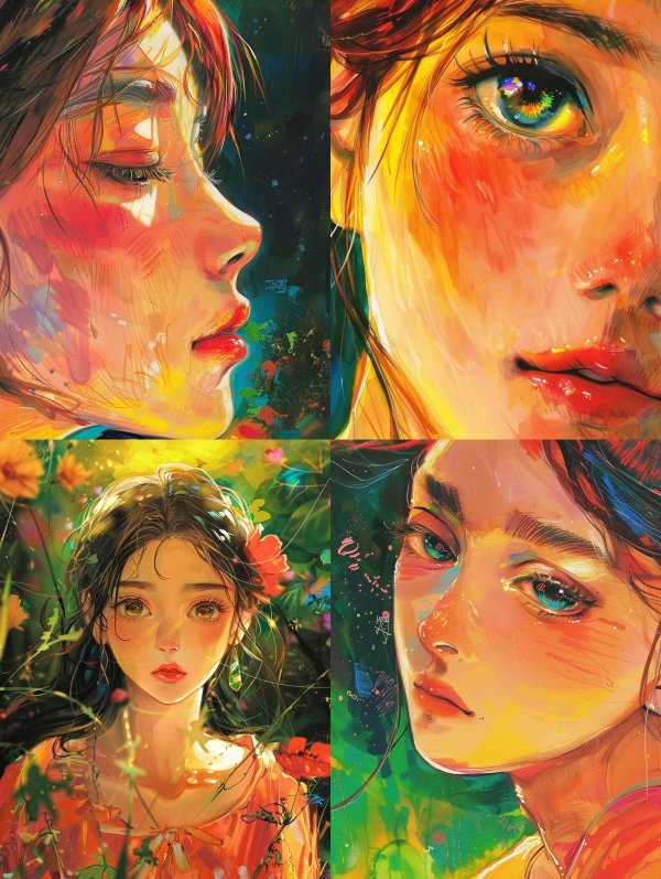 Vibrant Visions of Ethereal Beauty