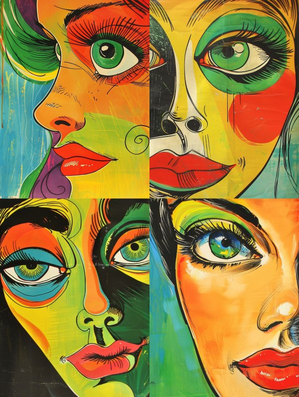 Chromatic Visions of the Feminine