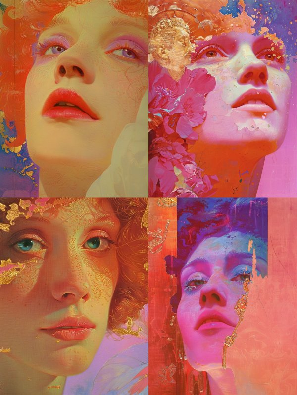 Chromatic Visions of Ethereal Beauty