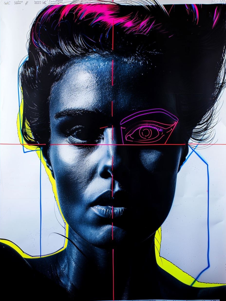 Neon Visions: Cyberpunk Portrait Series - Image 4