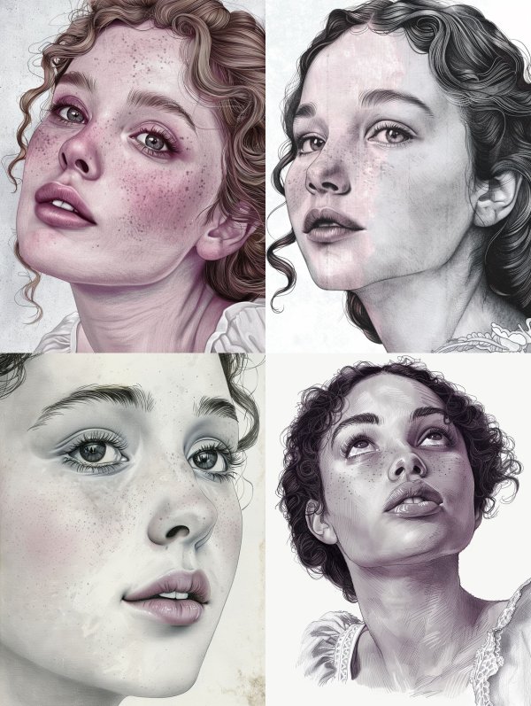 Ethereal Portraits of a Freckled Muse