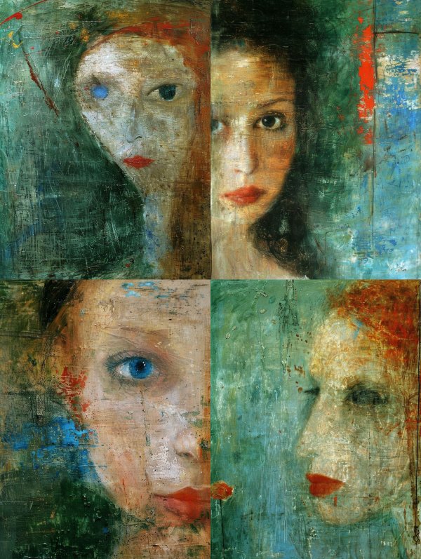 Fragmented Echoes of Ethereal Faces