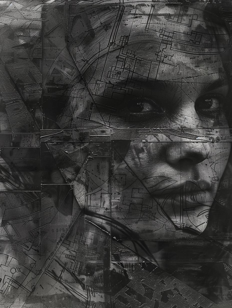 Frozen Gaze Through Shattered Glass - Image 4