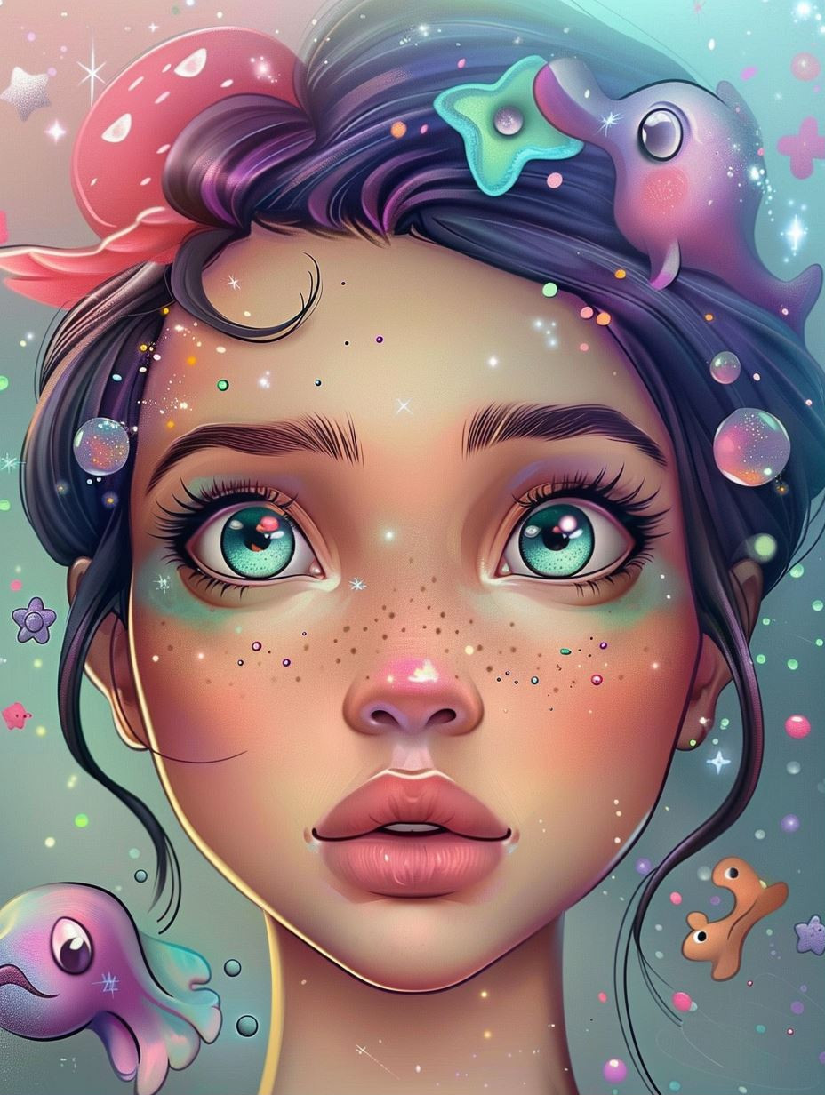 Dreamy Digital Portraits of Ethereal Women - Image 1