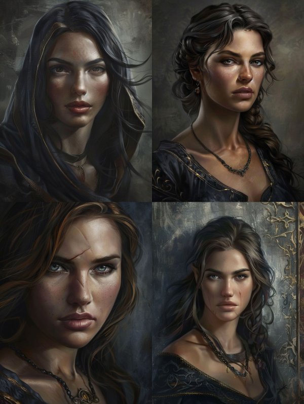 Mystic Shadows of Ethereal Beauty
