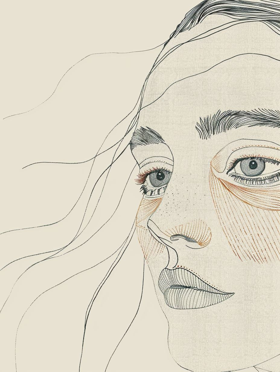 Ethereal Fine Line Portraiture - Image 4