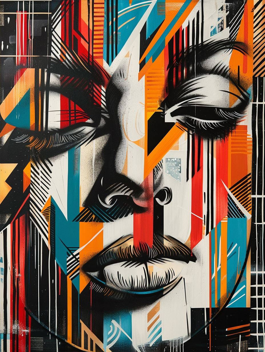 Abstract Geometric Portrait Fusion - Image 4