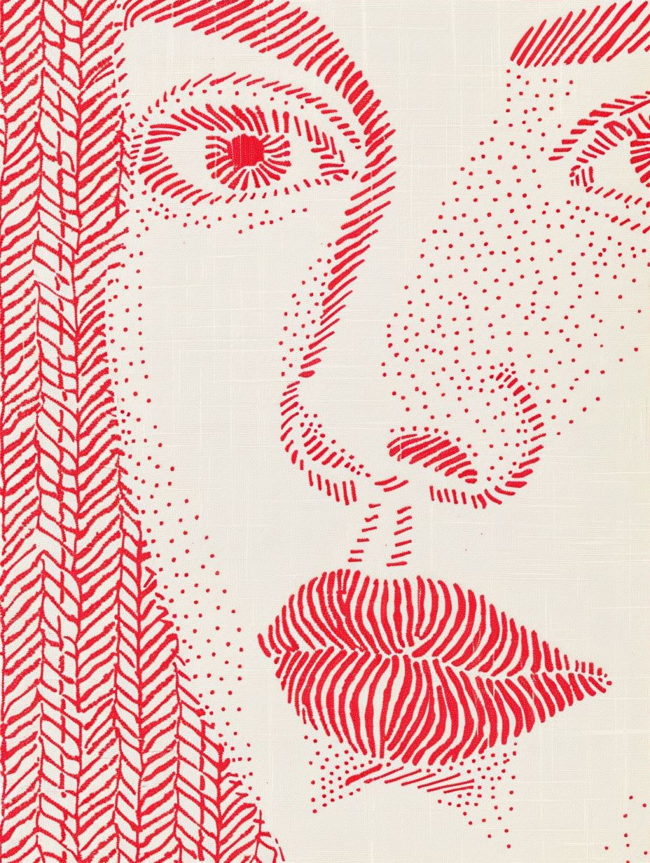 Abstract Textured Portrait Studies - Image 3