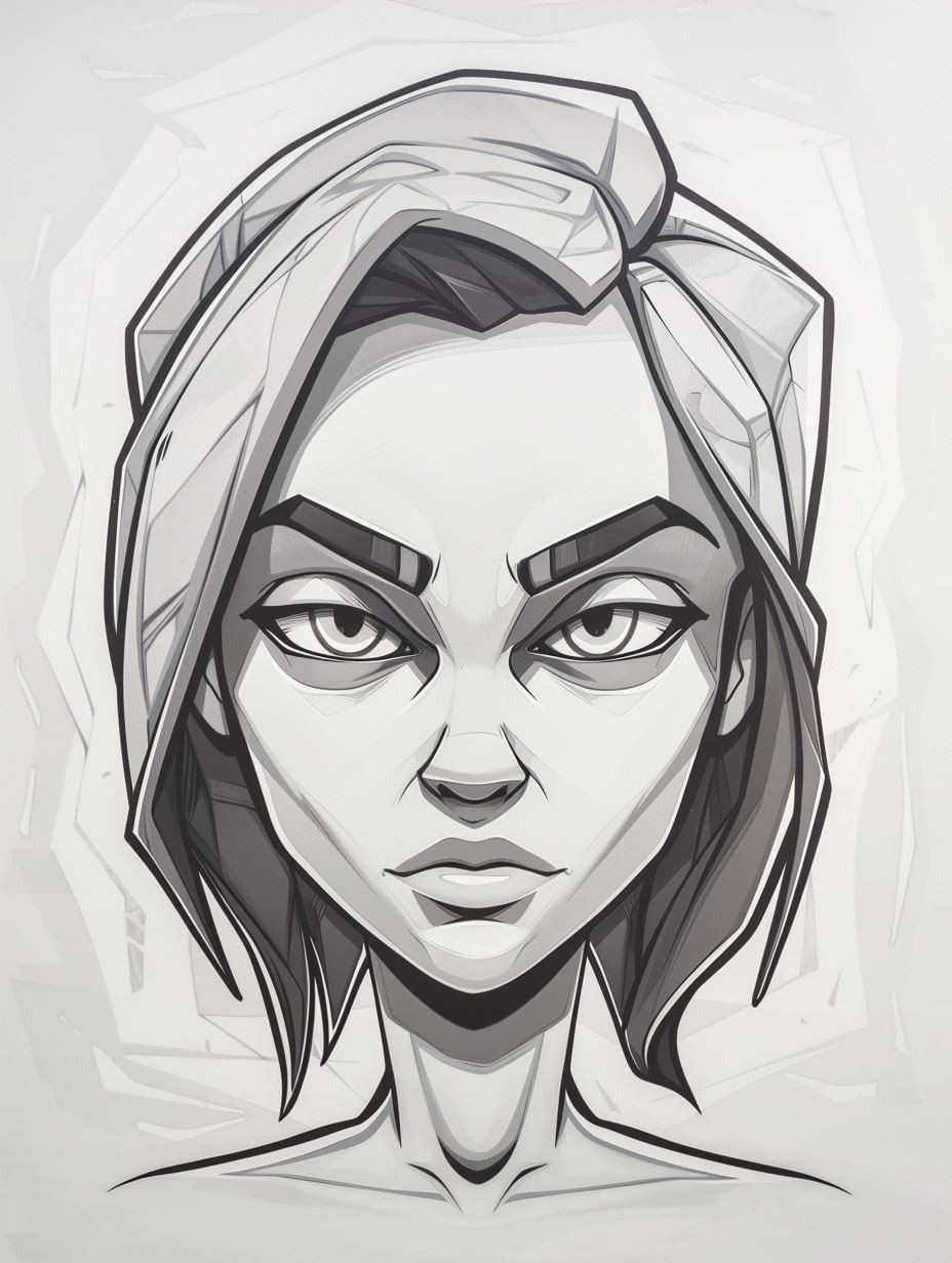 Stylized Digital Portrait Study - Image 4