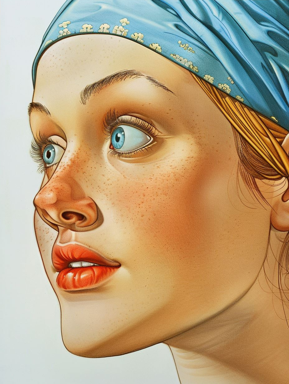Ethereal Gazes: A Study of Digital Portraits - Image 4