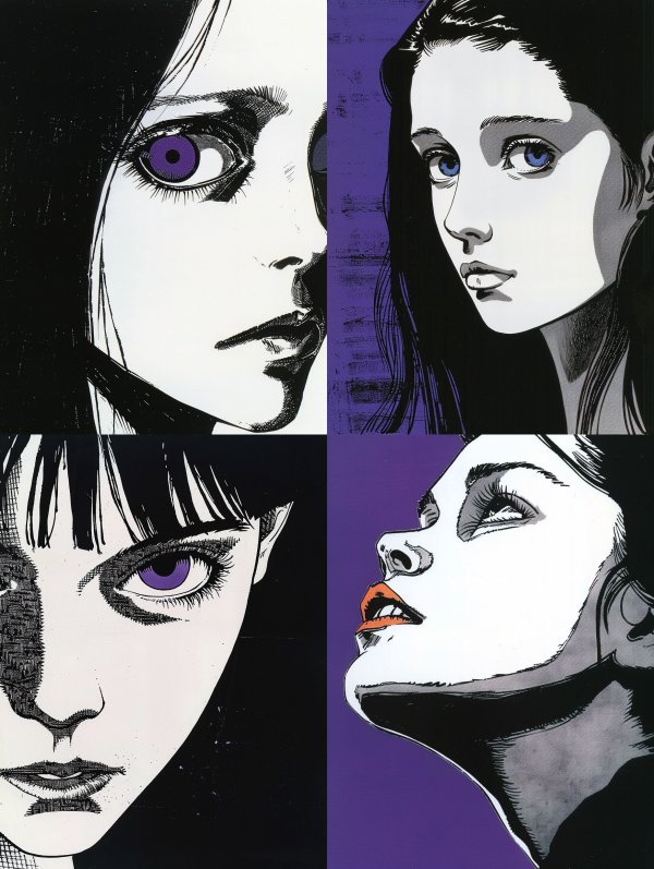 Noir Manga Violet Gaze
