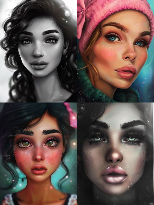 Emotional Portraits: A Digital Art Study