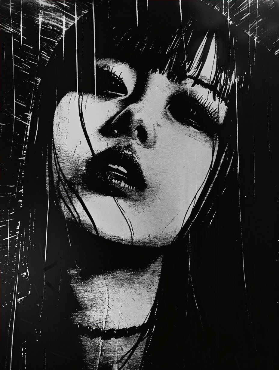 Neon Shadows: Cyberpunk Digital Portraits - Image 4