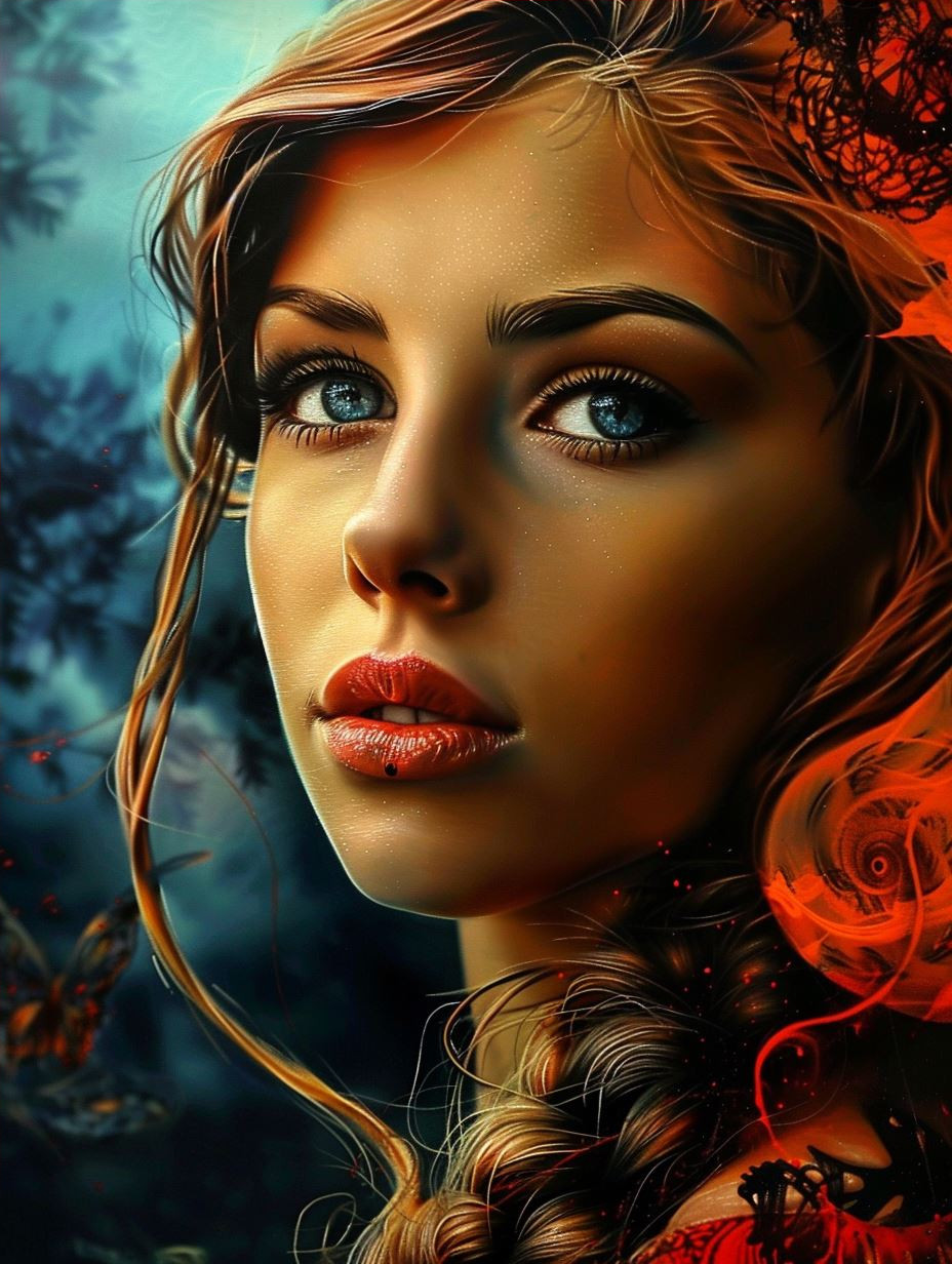 Celestial Fire and Ice Gaze - Image 4