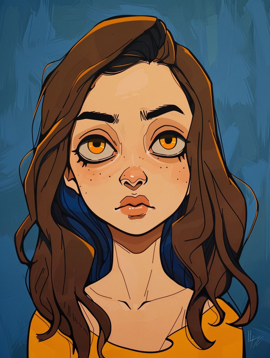 Diverse Stylized Female Character Portraits - Image 3