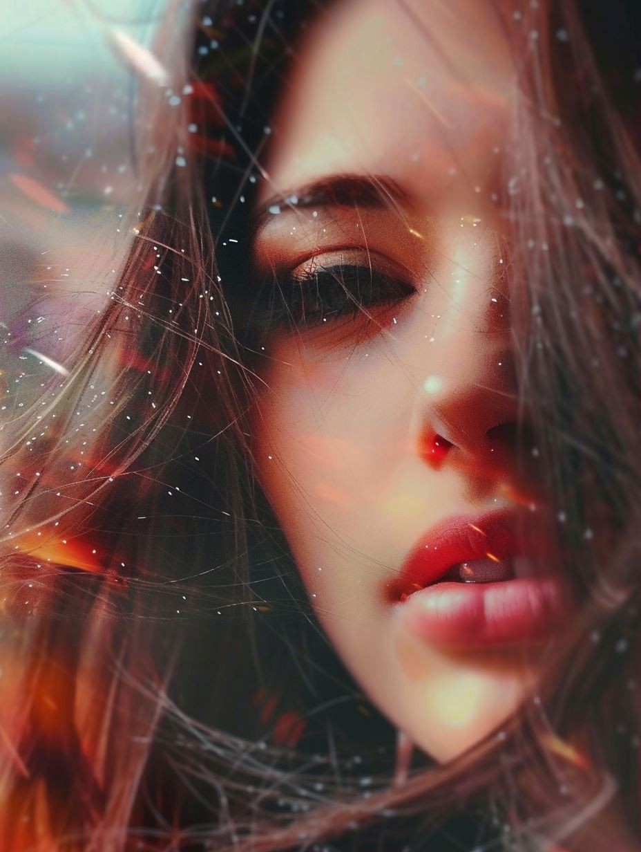 Crimson Ethereal Gaze - Image 1