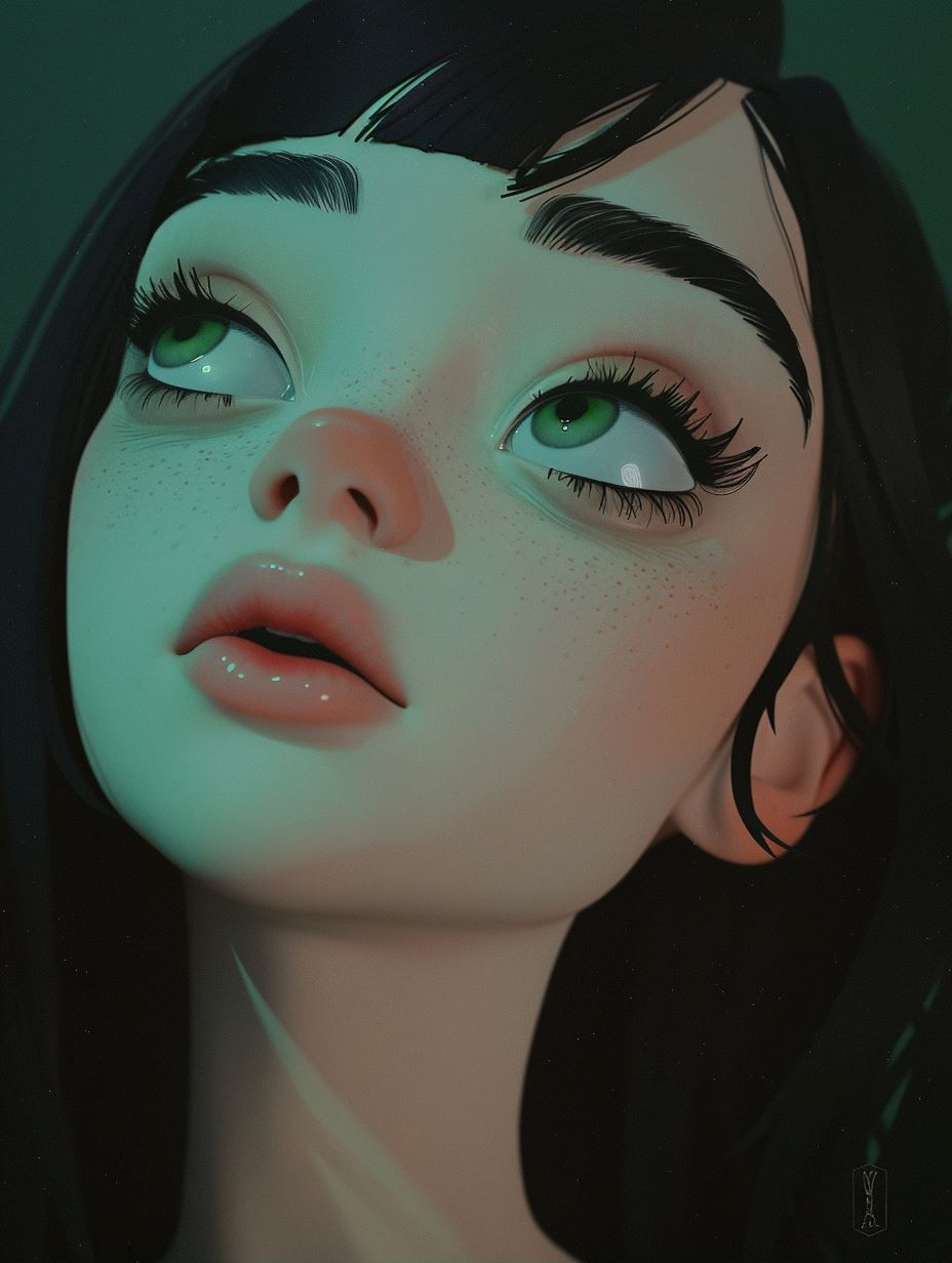 Ethereal Gazes in Digital Art - Image 2