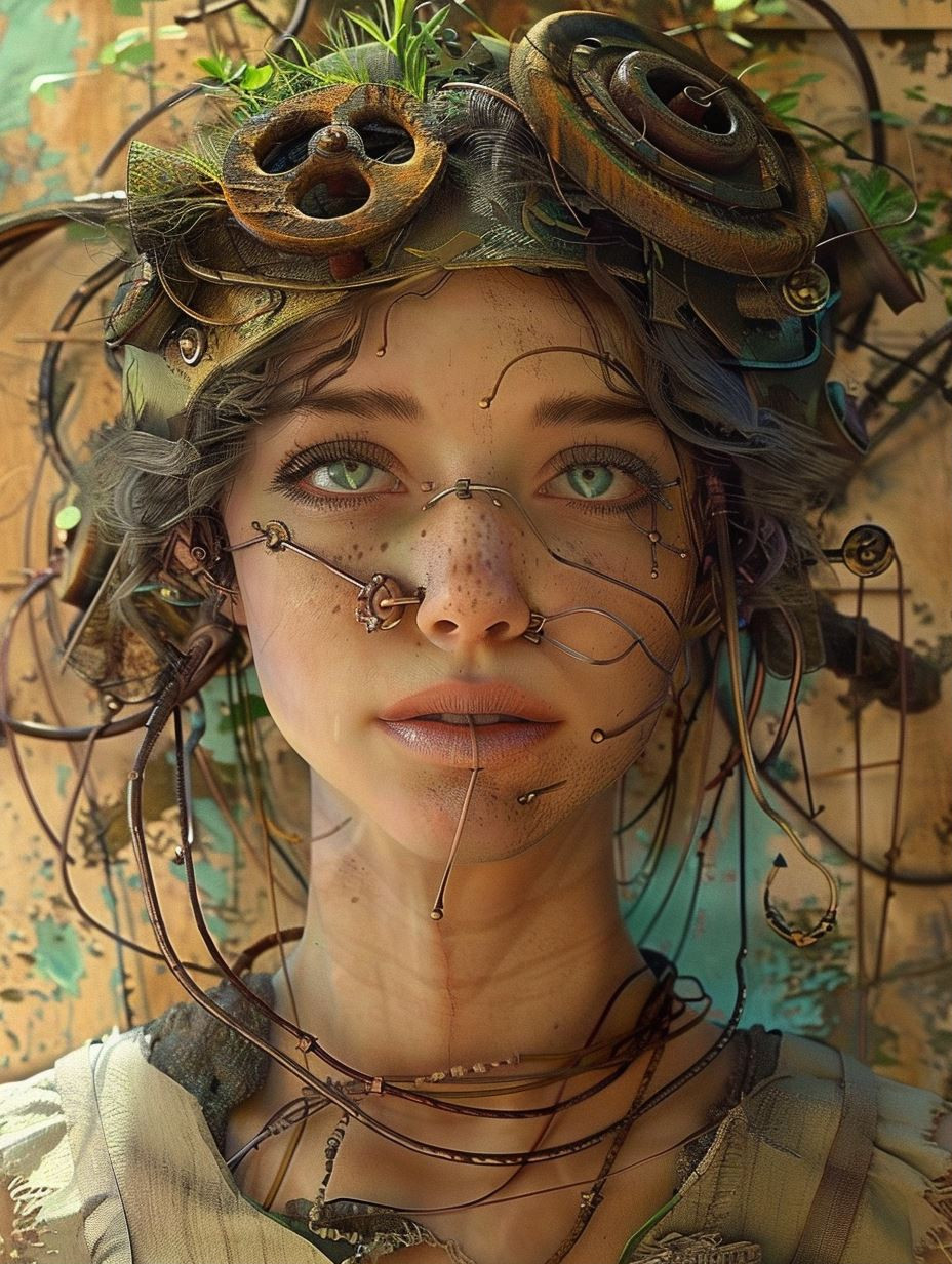 Ethereal Steampunk Maiden Portraits - Image 1