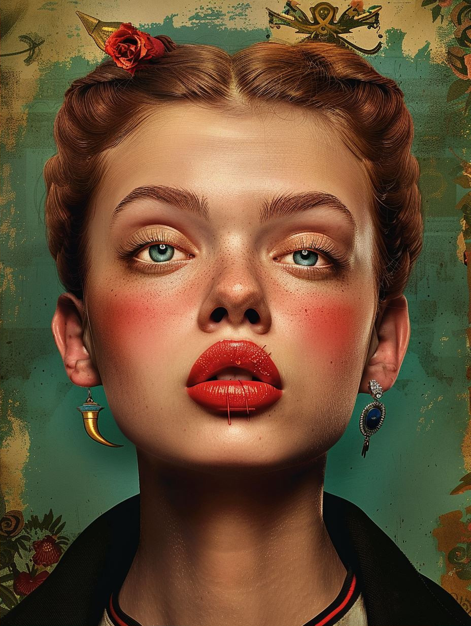 Ethereal Folk Portraiture Study - Image 2