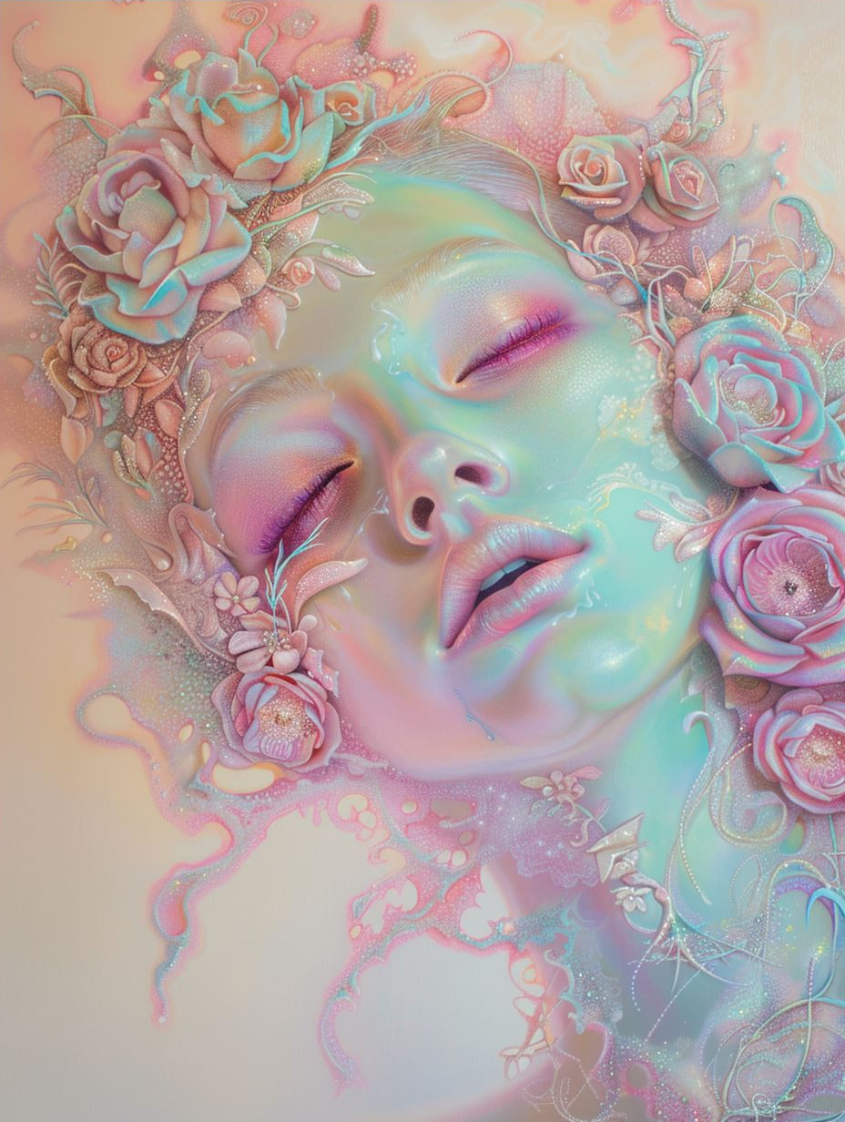 Iridescent Ethereal Pearl Sculpture - Image 4