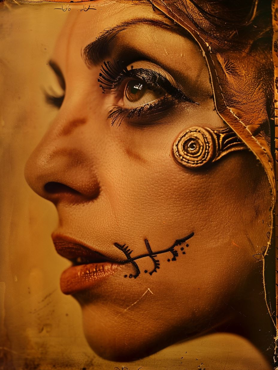 Haunting Echoes of Distorted Beauty - Image 1
