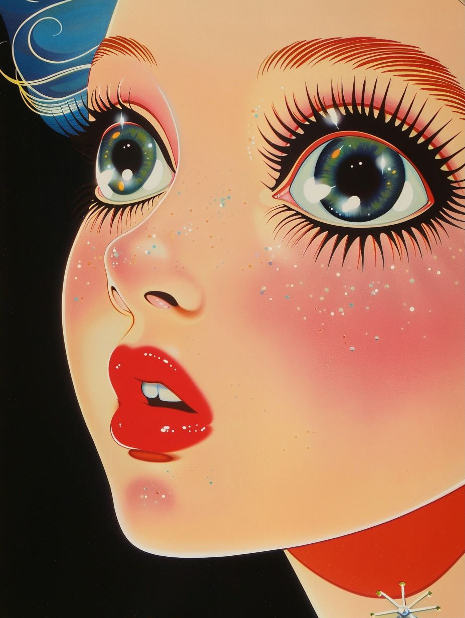 Retro Futuristic Anime Glamour - Image 1
