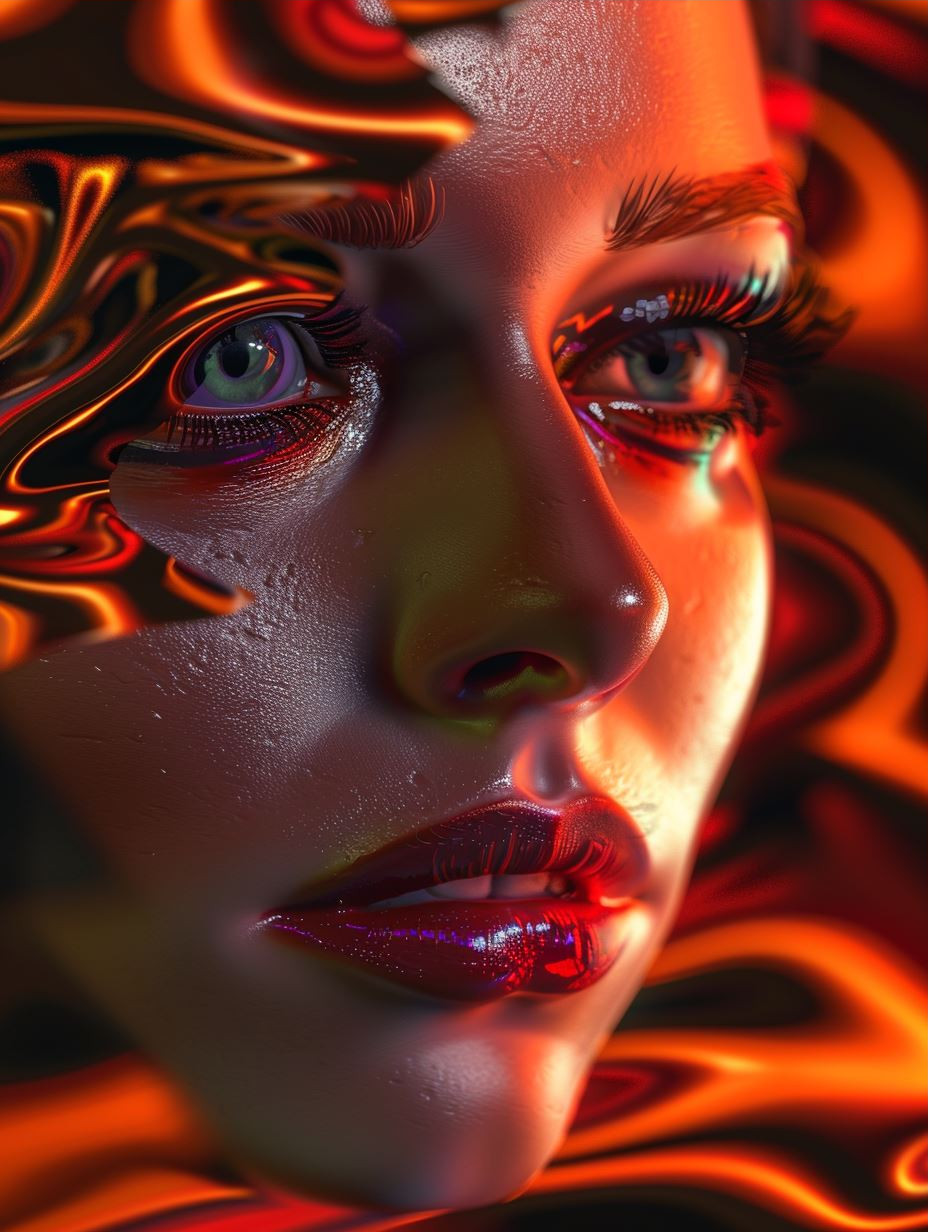 Molten Chrome Ethereal Portraits - Image 3