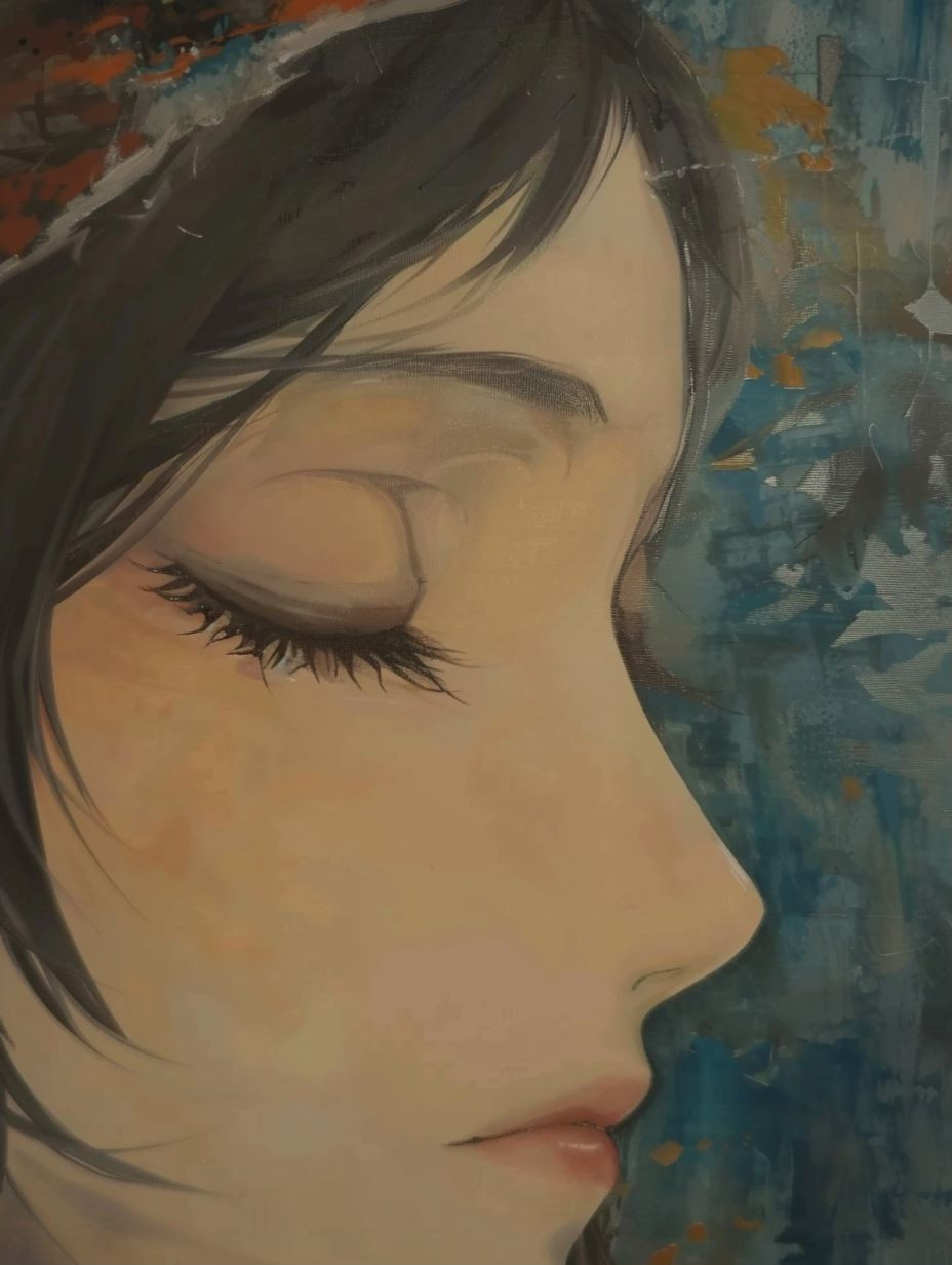 Ethereal Gaze of Silent Dreams - Image 1