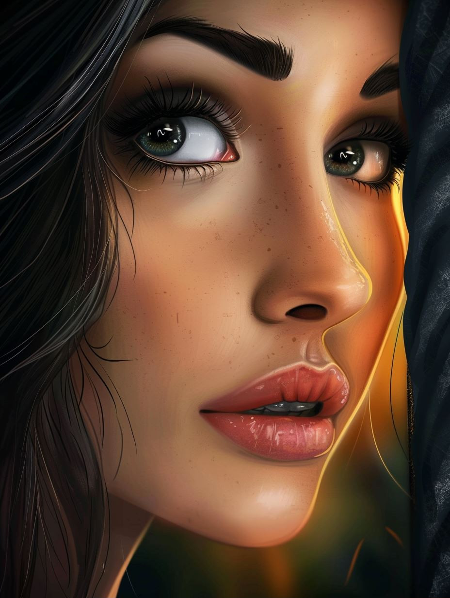 Gaze of Digital Elegance - Image 2