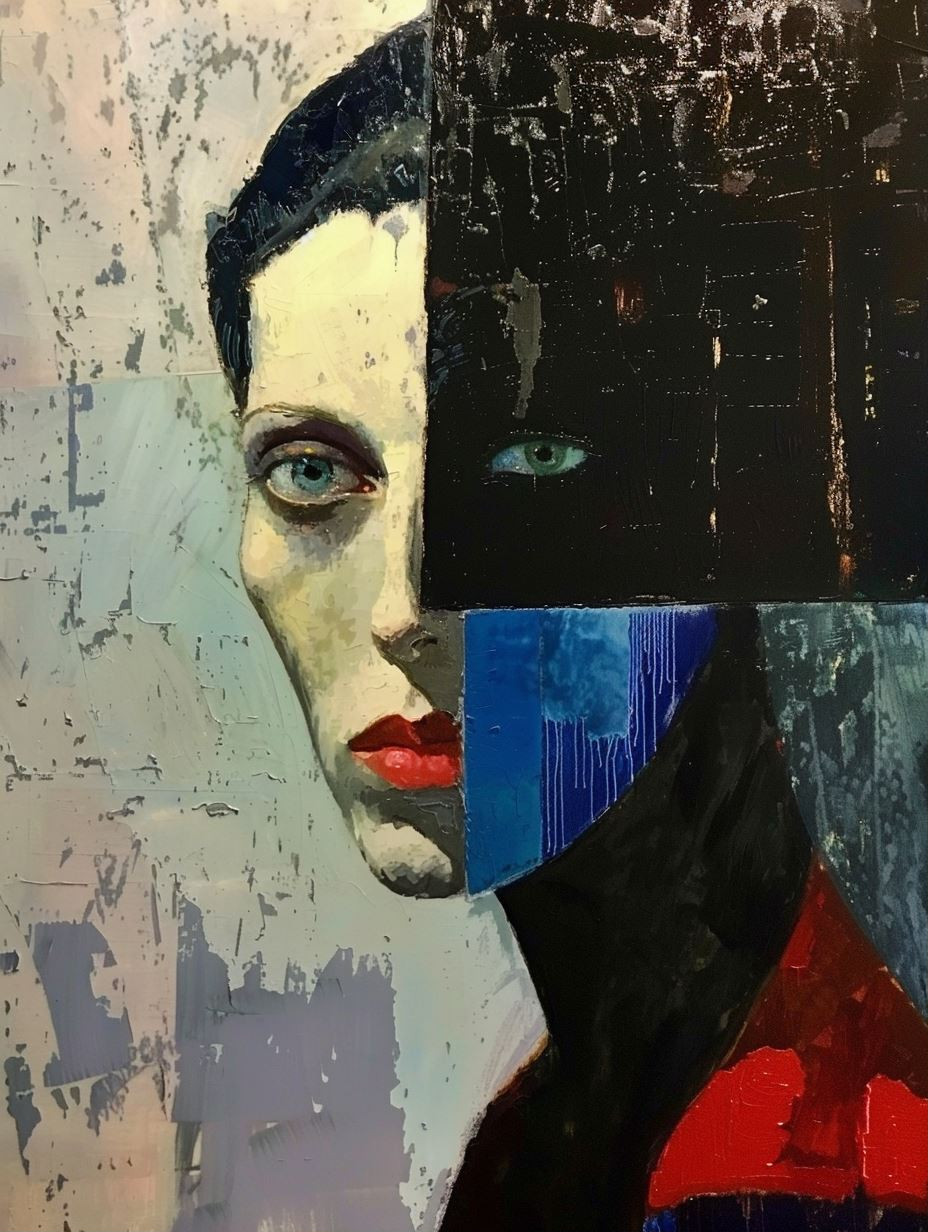 Fragmented Soul in Oil Paint - Image 1