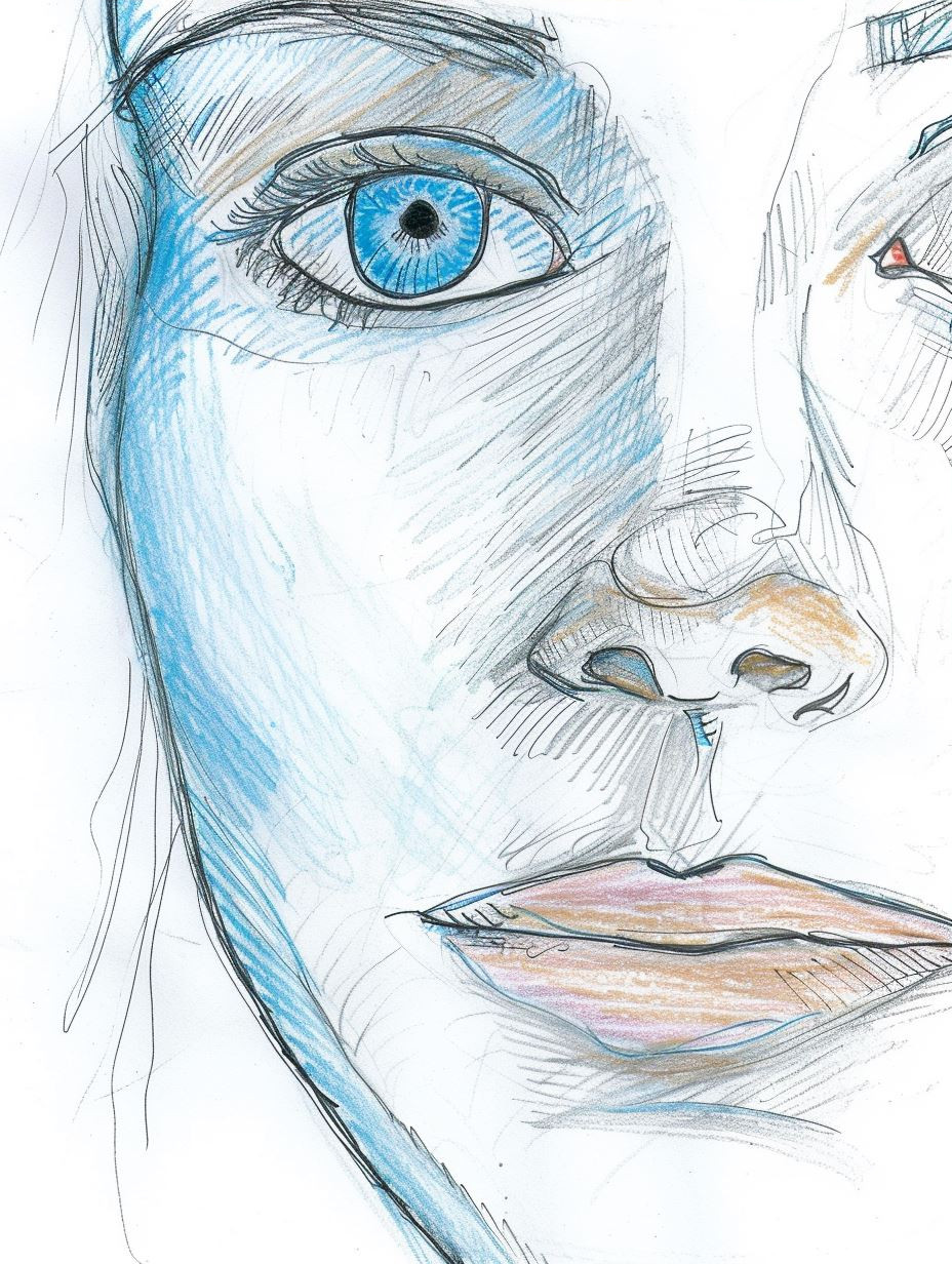Ethereal Blue Eyed Portrait Studies - Image 3