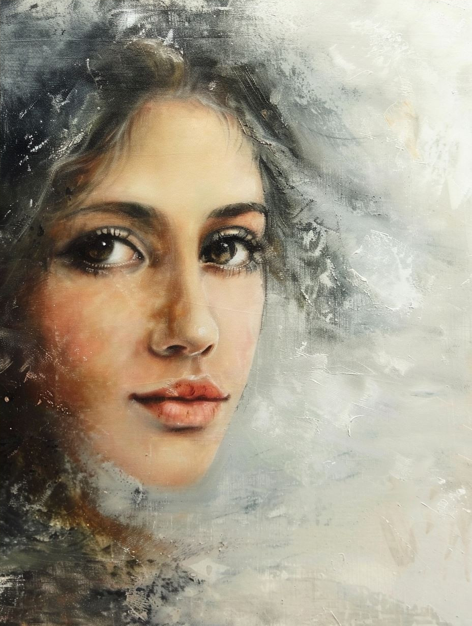 Ethereal Gazes in Oil - Image 4