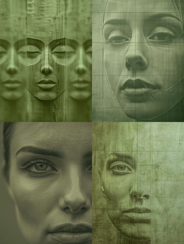 Ethereal Stone Face Fragments