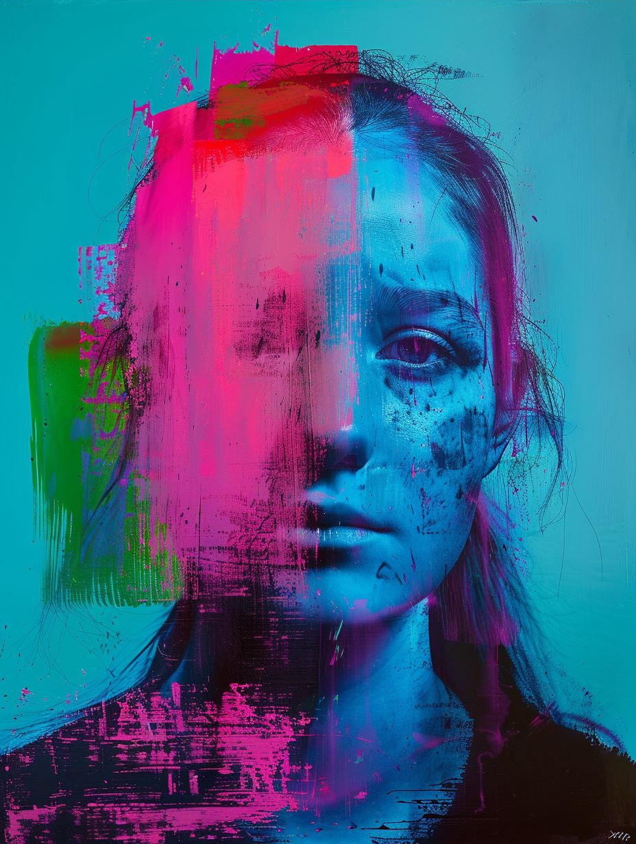 Neon Fragments of a Digital Soul - Image 3