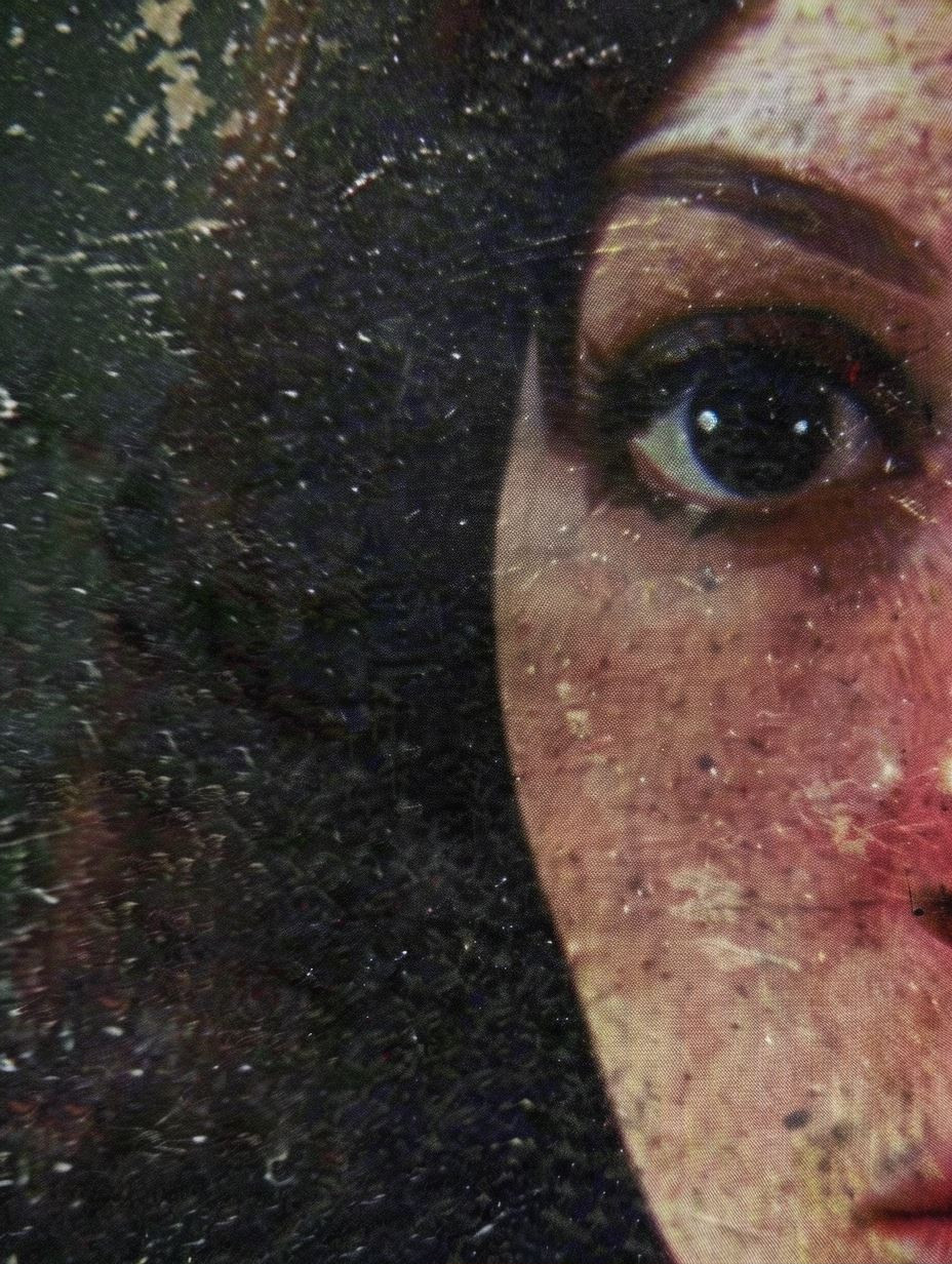 Weathered Vintage Cinematic Portrait - Image 2