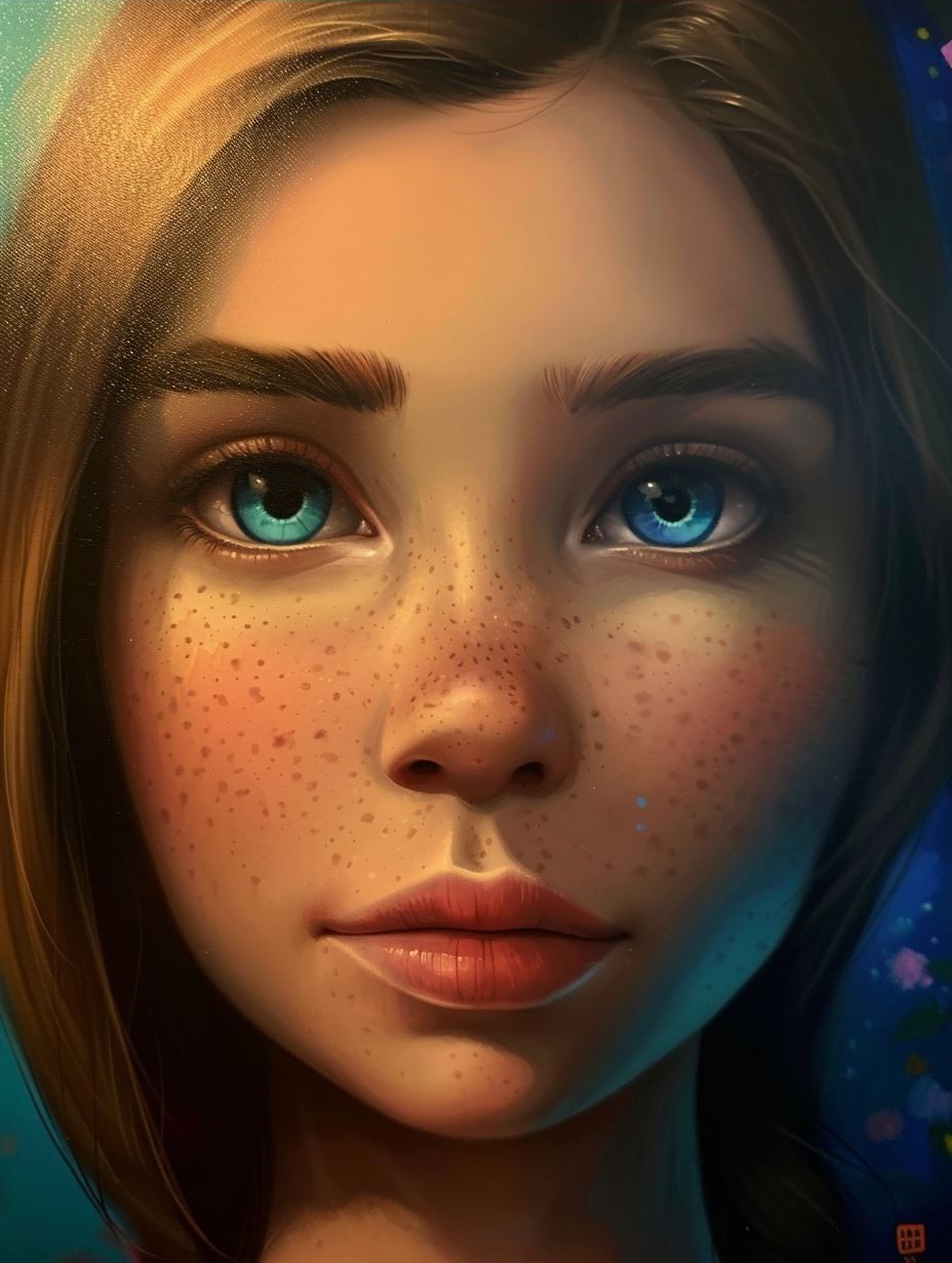 Neon Dual Tone Portrait - Image 3
