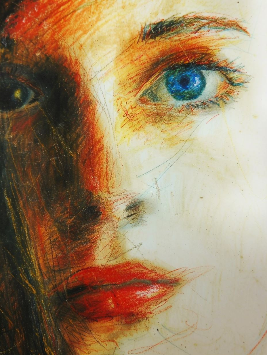 Soulful Gazes in Mixed Media - Image 2