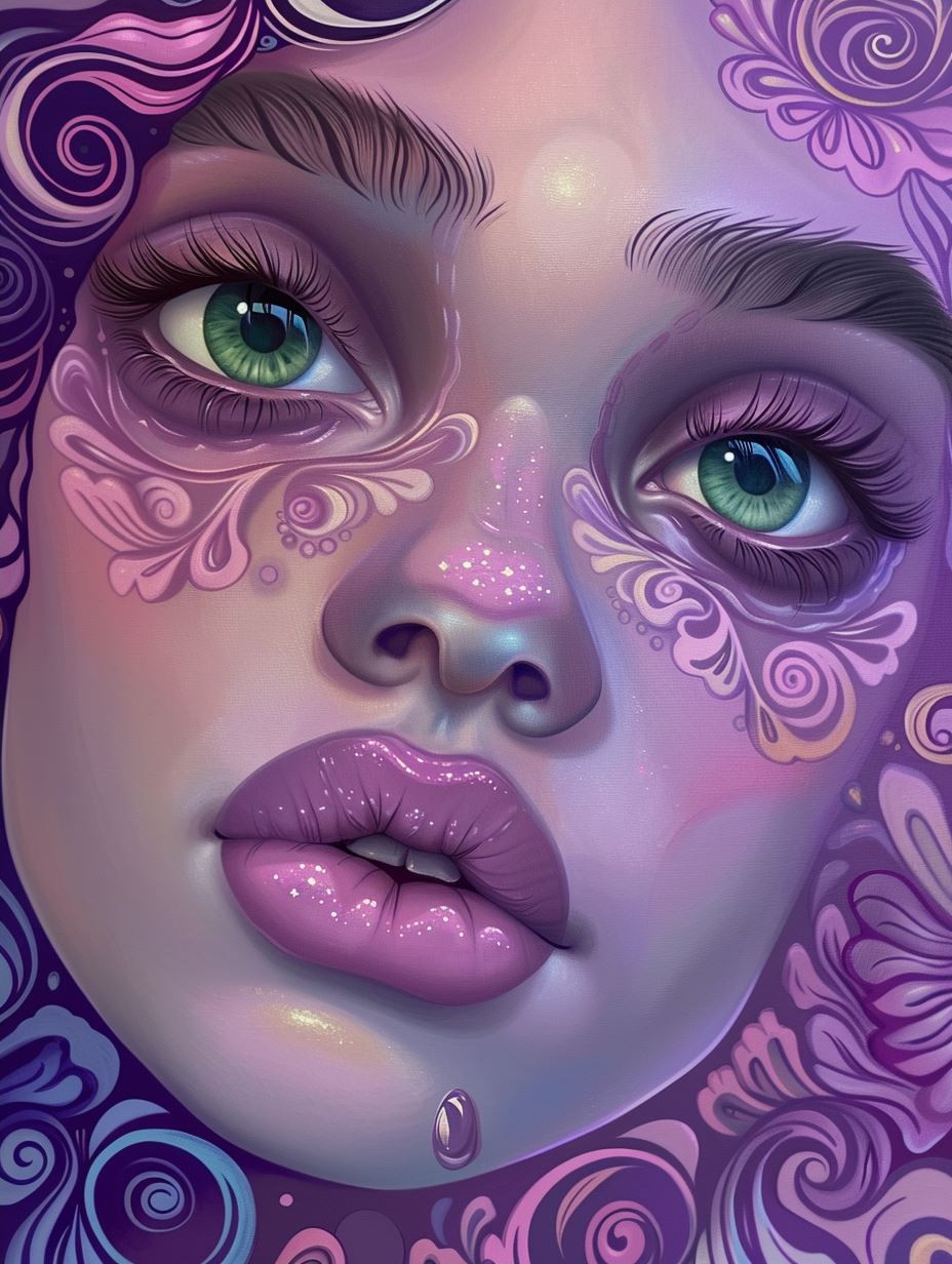 Celestial Dream of Violet Hues - Image 4